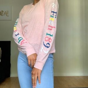 Light pink Abercrombie & Fitch long sleeve
